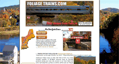 Desktop Screenshot of foliagetrains.com